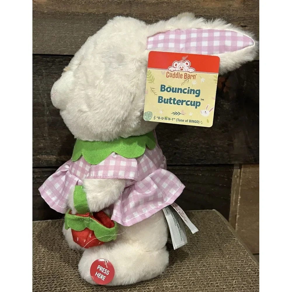Cuddle Barn‎ Easter Animated Plush Toy  Bouncing Buttercup NEW